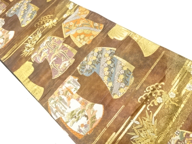 JAPANESE FUKURO OBI / WOVEN TAGASODE PATTERN